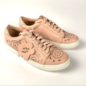 Nanette Lepore Pink Wesley Laced Sneakers